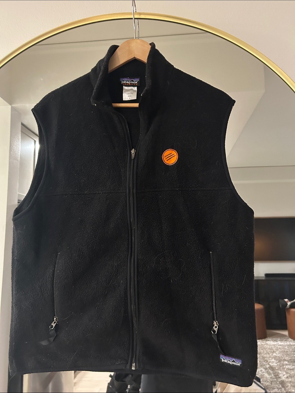 Patagonia Black Fleece Vest Large